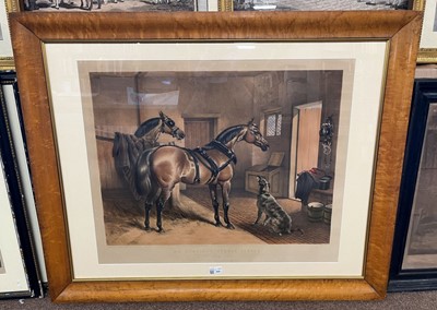 Lot 300 - Giles (J. West). J. F. Herring's Stable Scenes, No. 1 Carriage Horses, 1852