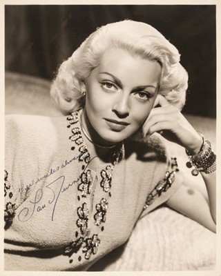 Lot 274 - Turner (Lana, 1921-1995). A vintage signed photograph