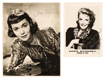 Lot 278 - Wyman (Jane, 1917-2007). A vintage signed glossy publicity photograph