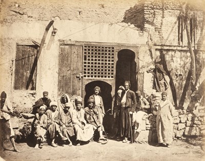 Lot 64 - Middle East & Greece. An album containing 59 mounted photographs, c. 1860s/70s