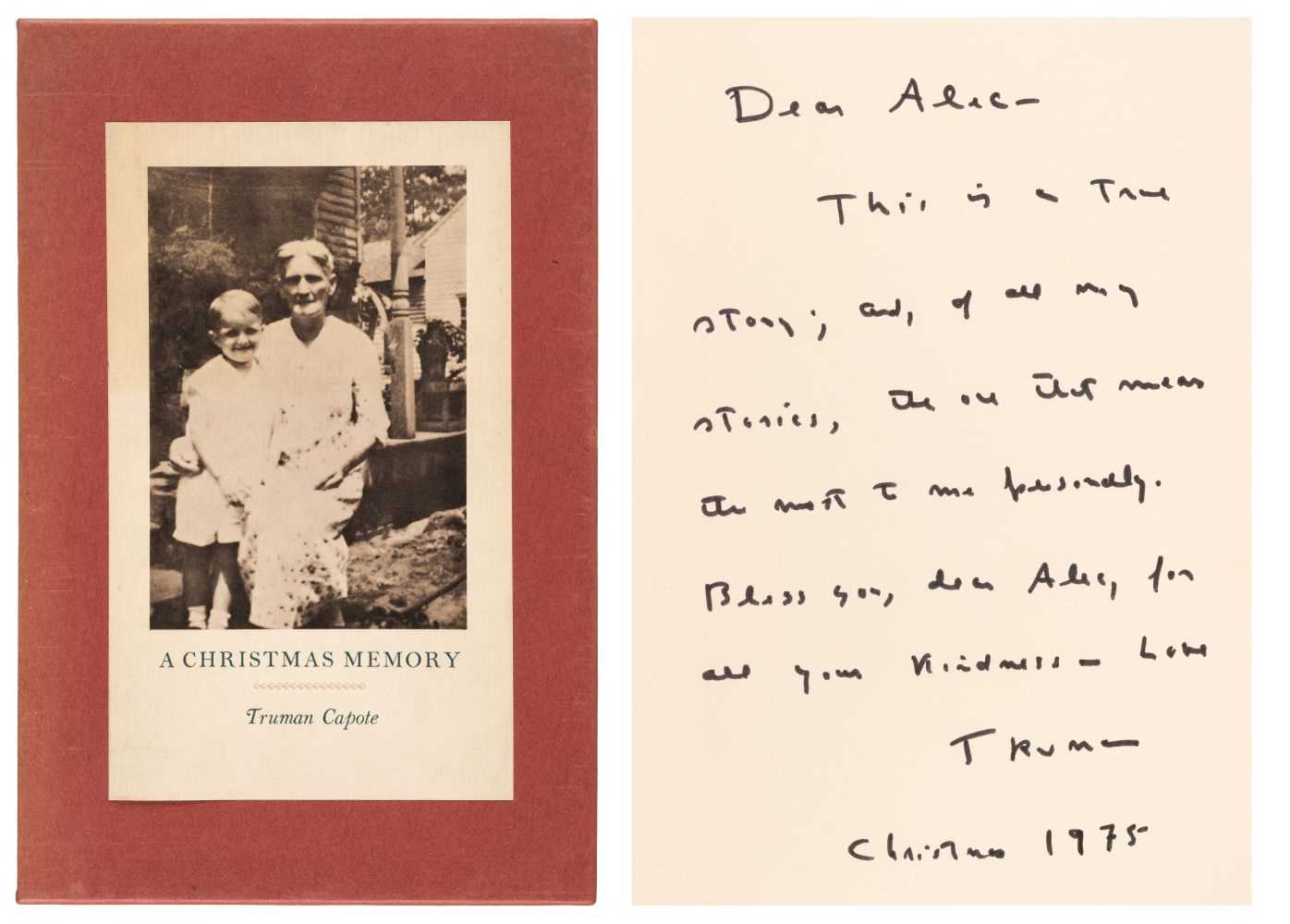 Lot 414 - Capote (Truman). A Christmas Memory, New York: Random House, 1956
