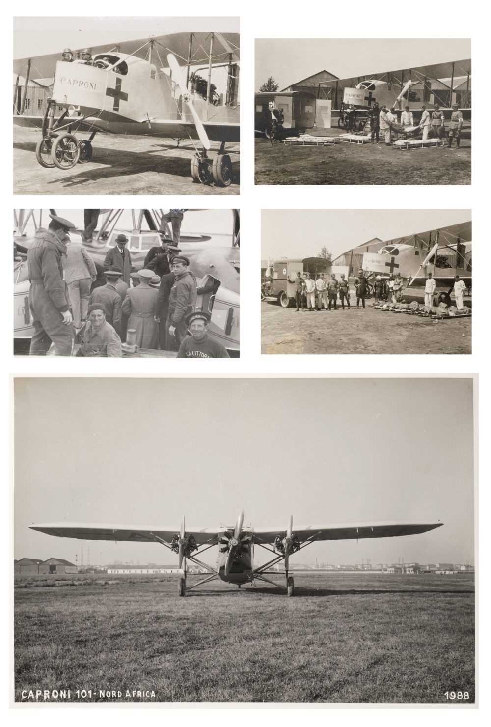 Lot 254 - Italian Aviation. A collection of Italian aviation photographs