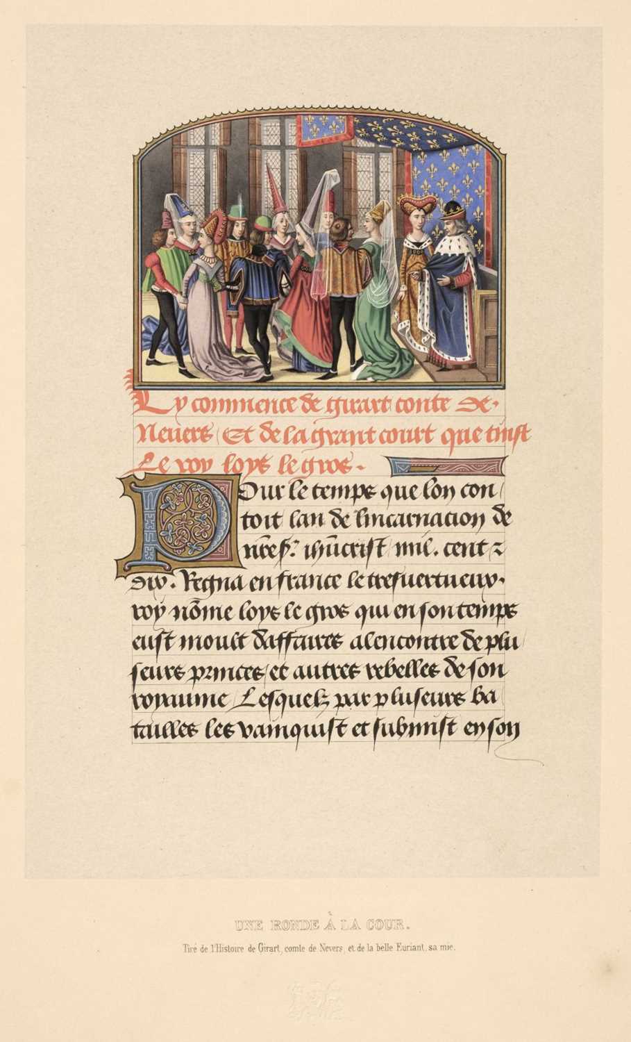 Lot 256 - Bastard d'Estagn (Auguste, comte de). Costumes moeurs et usages, 1881
