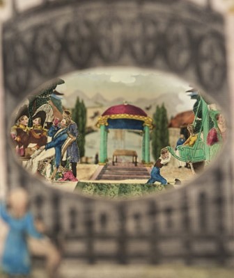 Lot 454 - Peepshow. Englischer Garten. Jardin Anglais. English Park, [Austria?], c. 1830s