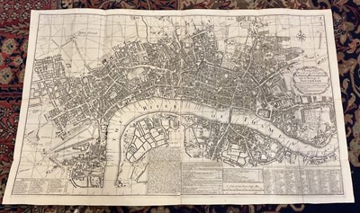 Lot 264 - London. Smith (Joseph). A new and exact plan of the cities of London & Westminster..., 1725