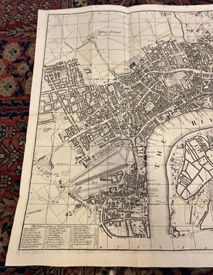 Lot 264 - London. Smith (Joseph). A new and exact plan of the cities of London & Westminster..., 1725