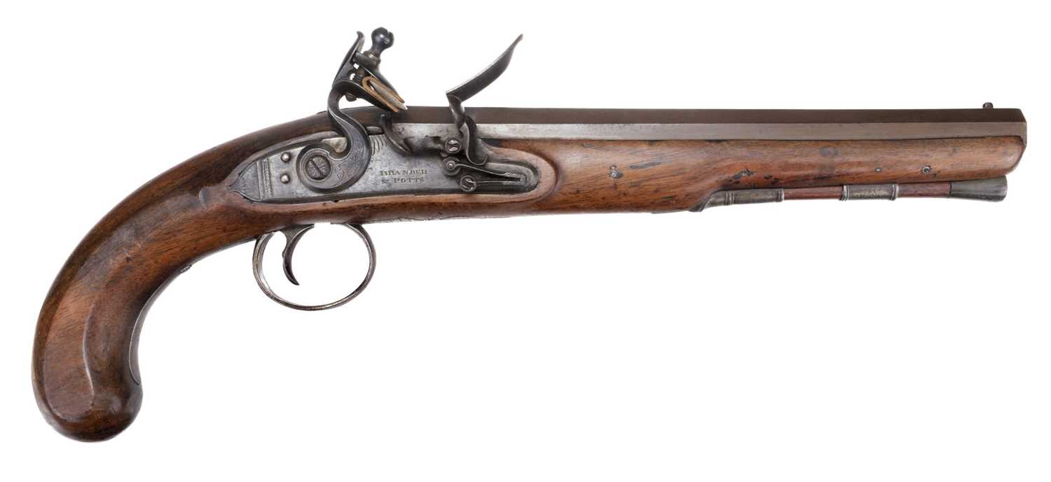 Brander Lot 149 - Pistol. A George III flintlock pistol by