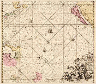 Lot 270 - Pacific Ocean. Renard (Louis), Magnum Mare del Zur..., 1715