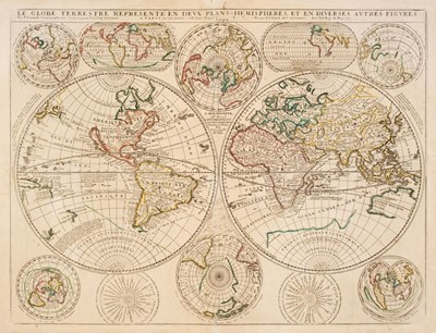 Lot 285 - World. Coronelli (Vincenzo Maria), Le Globe Terrestre..., 1742