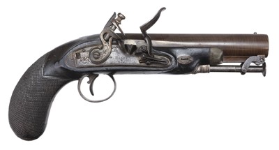 Lot 150 - Pistol. A George III Irish flintlock pistol by Rigby & Son, Dublin