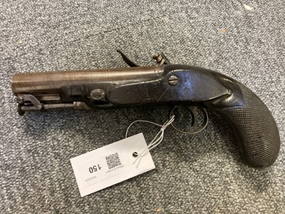 Lot 150 - Pistol. A George III Irish flintlock pistol by Rigby & Son, Dublin