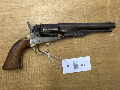 Lot 170 - Revolver. An American Colt .36 Police revolver, matching serial numbers 13001