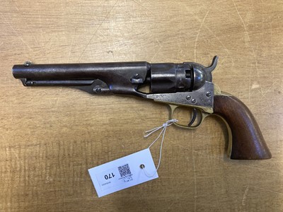 Lot 170 - Revolver. An American Colt .36 Police revolver, matching serial numbers 13001