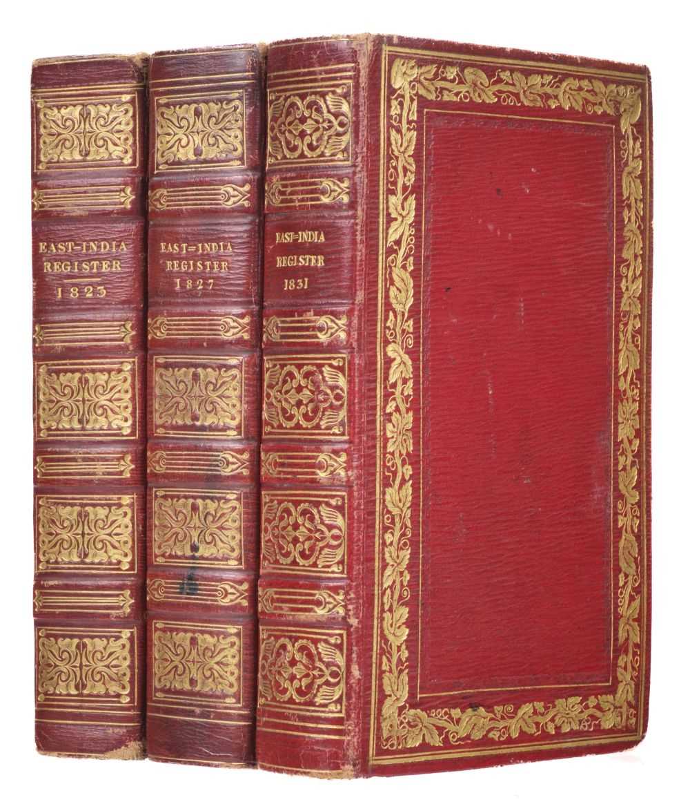 Lot 5 - Army Lists. The East-India Register and Directory, 3 volumes, 1823-31