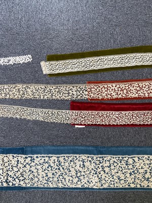 Lot 661 - Lace. A length of Italian needlepoint lace, circa 1680, & 8 other items of 18th century Italian lace