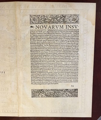 Lot 239 - Americas. Munster (Sebastian), Novae Insulae XXVI Nova Tabula, Basel [1540] but 1552 edition