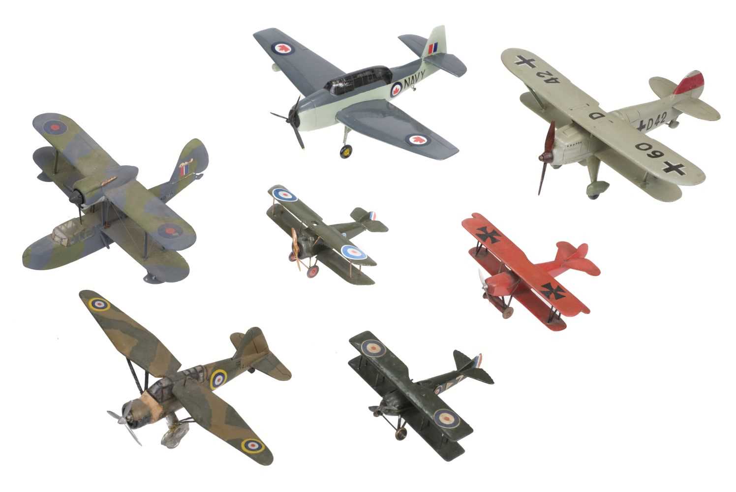 lot-296-model-aircraft-a-collection-of-1930-60s