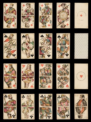 Lot 481 - German tarot cards. Napoleon tarock, Leipzig