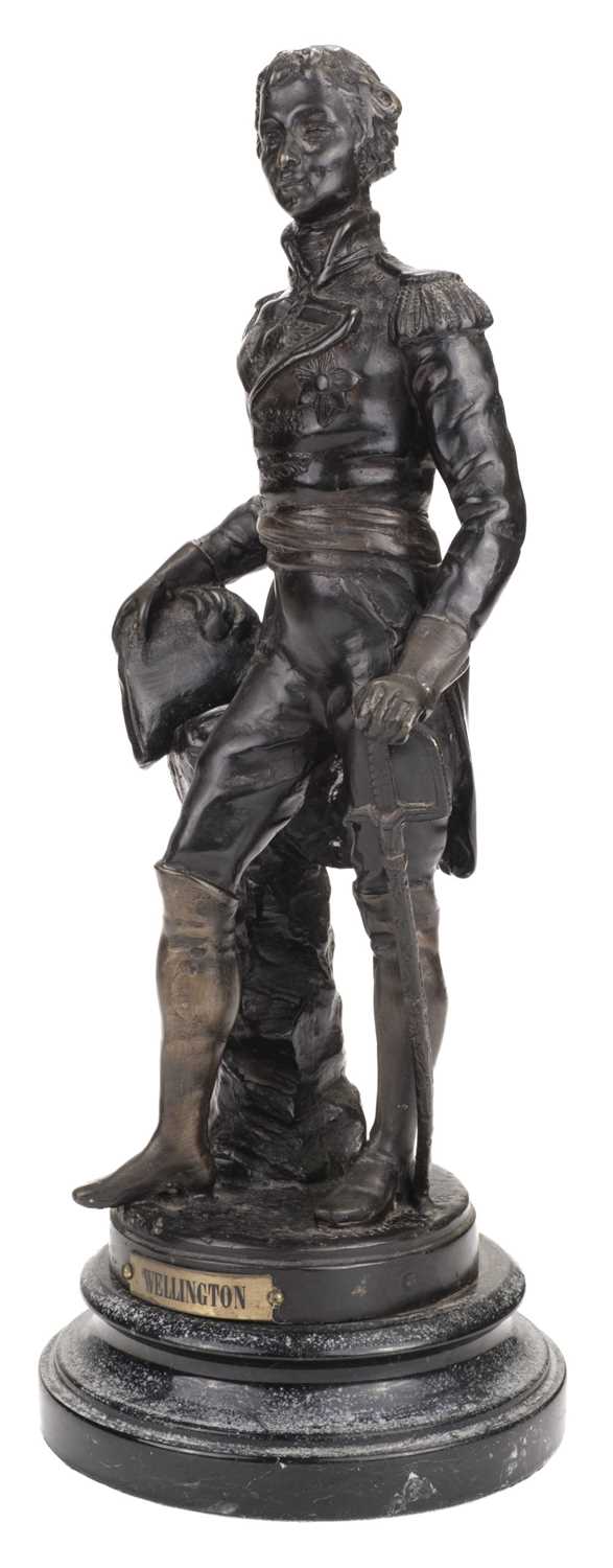 Lot 533 - Duke of Wellington. A bronze statue after Sylvain Kinsburger