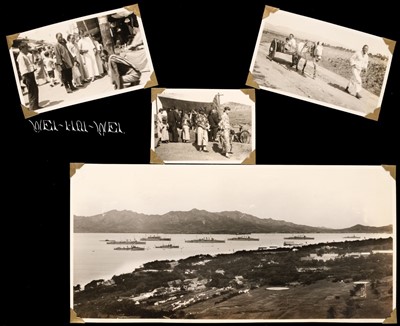 Lot 14 - China & the Far East. An album of approx. 360 photographs of China & the Far East, c. 1934-36