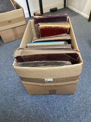 Lot 72 - Photograph albums. An assorted collection of 12 photograph albums, 19th & early 20th century