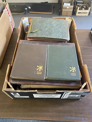 Lot 71 - Photograph albums. A large & assorted collection of 24 photograph albums, 19th & early 20th century