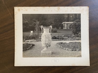 Lot 37 - English Gardens. An archive of 84 whole-plate photographs of English gardens, c. 1940-50