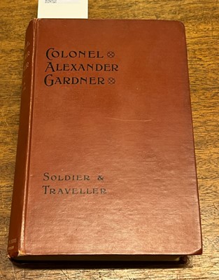 Lot 86 - Pearse (Hugh). Soldier and Traveller, Memoirs of Alexander Gardner, 1st edition, 1898