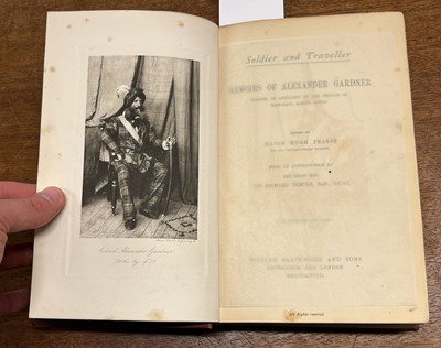 Lot 86 - Pearse (Hugh). Soldier and Traveller, Memoirs of Alexander Gardner, 1st edition, 1898