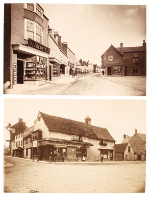 Lot 83 - Thornbury, Gloucestershire. A small archive of 34 photographs of Thornbury & Berkeley, c.1896