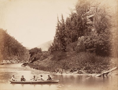 Lot 1 - Australia. A group of 21 photographs of Australia and Tasmania, c. 1880