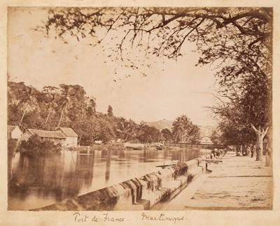 Lot 86 - West Indies. A group of 12 photographs of Martinique, Trinidad and Jamaica, c. 1880