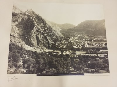 Lot 17 - Croatia. A group of 14 photographs of Cattaro (Kotor), Spalato (Split) and elsewhere, c. 1910
