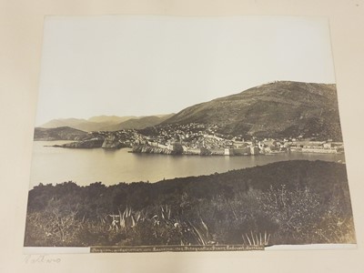 Lot 17 - Croatia. A group of 14 photographs of Cattaro (Kotor), Spalato (Split) and elsewhere, c. 1910