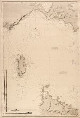 Lot 242 - Australia. Six sea charts, late 19th to mid-20th century