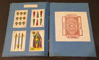 Lot 499 - Spanish playing cards trade catalogue. Turnhout, Belgium: Mesmaekers & Moentack, 1859-1862