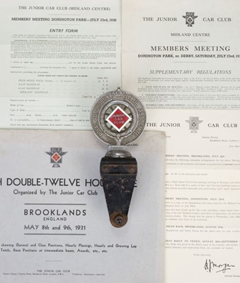 Lot 5 - Car Badge. Royal Automobile Club Associate car badge