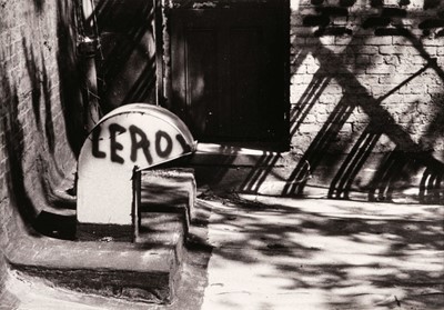Lot 53 - Kertész (André, 1894-1985). Grafitti Sign, New York, c. 1973, gelatin silver print
