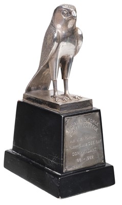 Lot 363 - RAF Trophy. A Royal Air Force silver-plated trophy presented to Air Vice-Marshal D. Parry-Evans, CBE