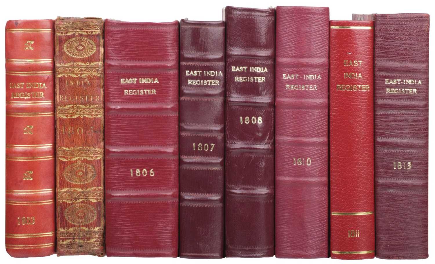 Lot 33 - East India Company. An East-India Register and Directory for 1803, with 7 others