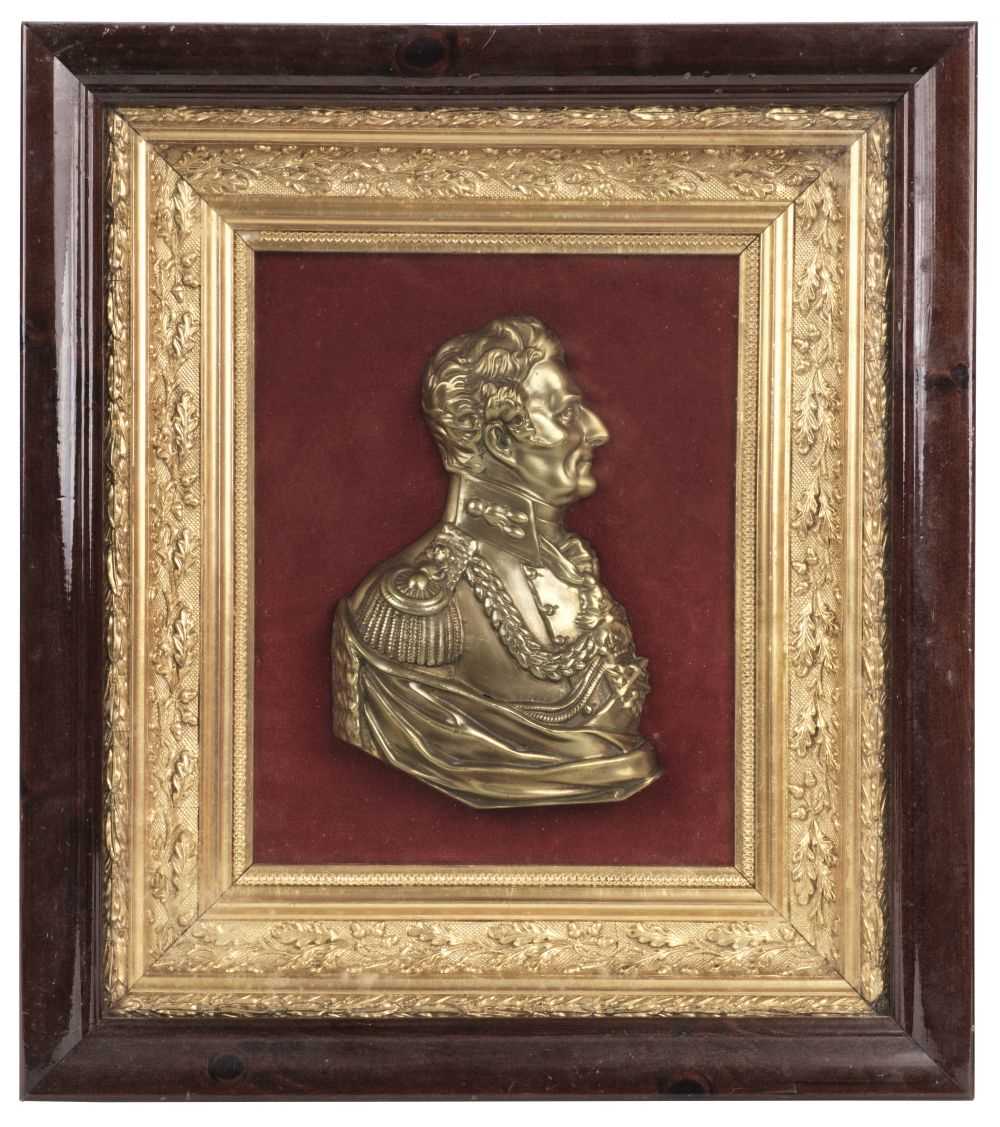 Lot 556 - Duke of Wellington. A Victorian gilt bronze of the Duke of Wellington