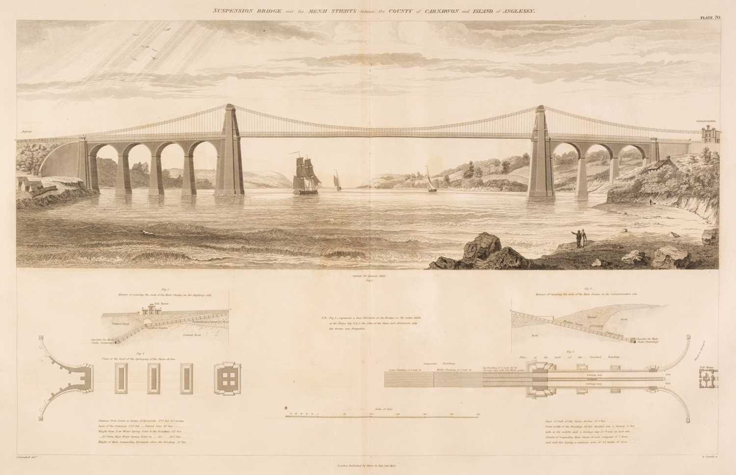 Lot 408 - Telford (Thomas). Atlas to the Life of Thomas Telford, 1838