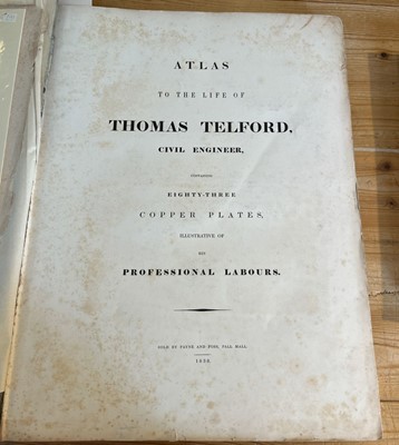 Lot 408 - Telford (Thomas). Atlas to the Life of Thomas Telford, 1838