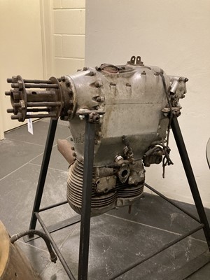 Lot 188 - Flying Flea. Scott Flying Flea aircraft engine and parts circa 1935