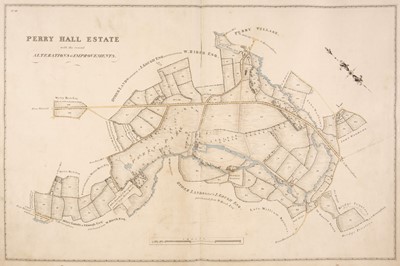 Lot 192 - Estate Plans. Fowler (William), Plans of the Estates in the Counties of Stafford and Worcester, 1847