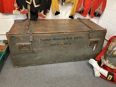 Lot 199 - Luftwaffe. A WWII German Me109 cargo crate