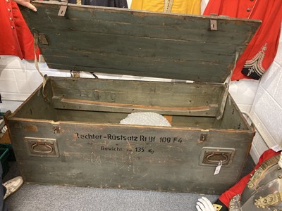 Lot 199 - Luftwaffe. A WWII German Me109 cargo crate