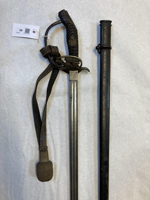Lot 90 - Prussian Sword. A Prussian model 1889 Infantry Officer's sword