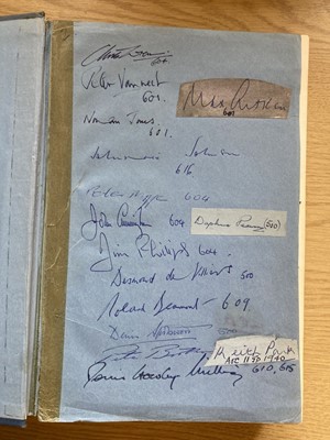 Lot 251 - Hunt (Leslie). Twenty-One Squadrons, The History of the Royal Auxiliary Air Force 1925-1957, multi-signed publication