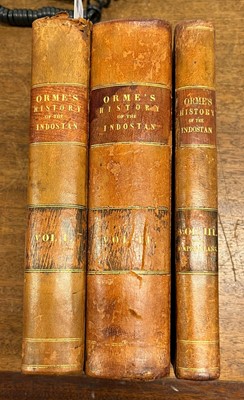 Lot 80 - Orme (Robert). A History of the Military Transactions in Indostan, 3 volumes, 1861